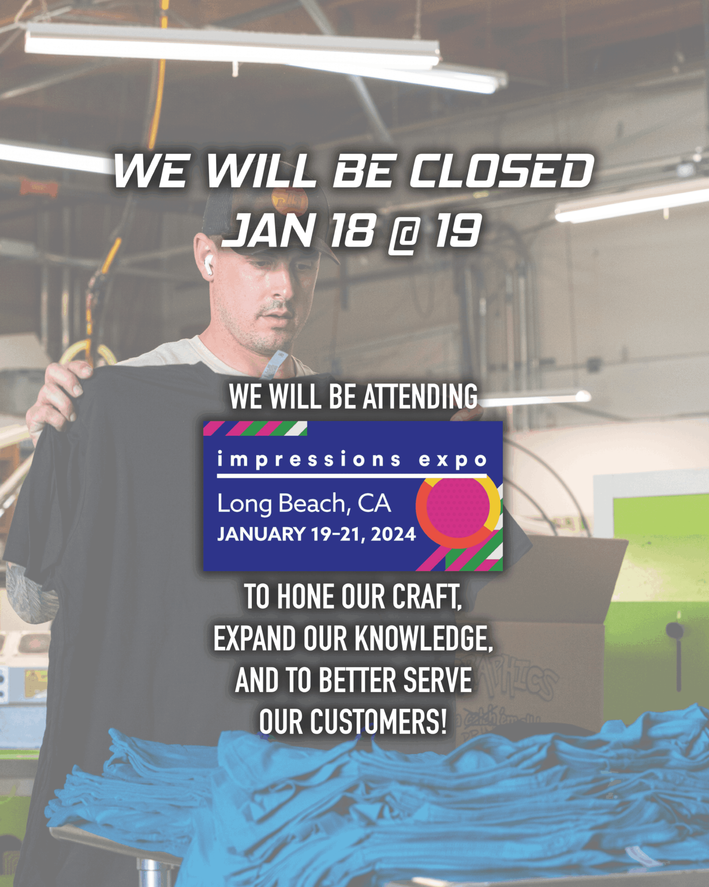 JG Graphics will be at Impressions Expo 2024!
