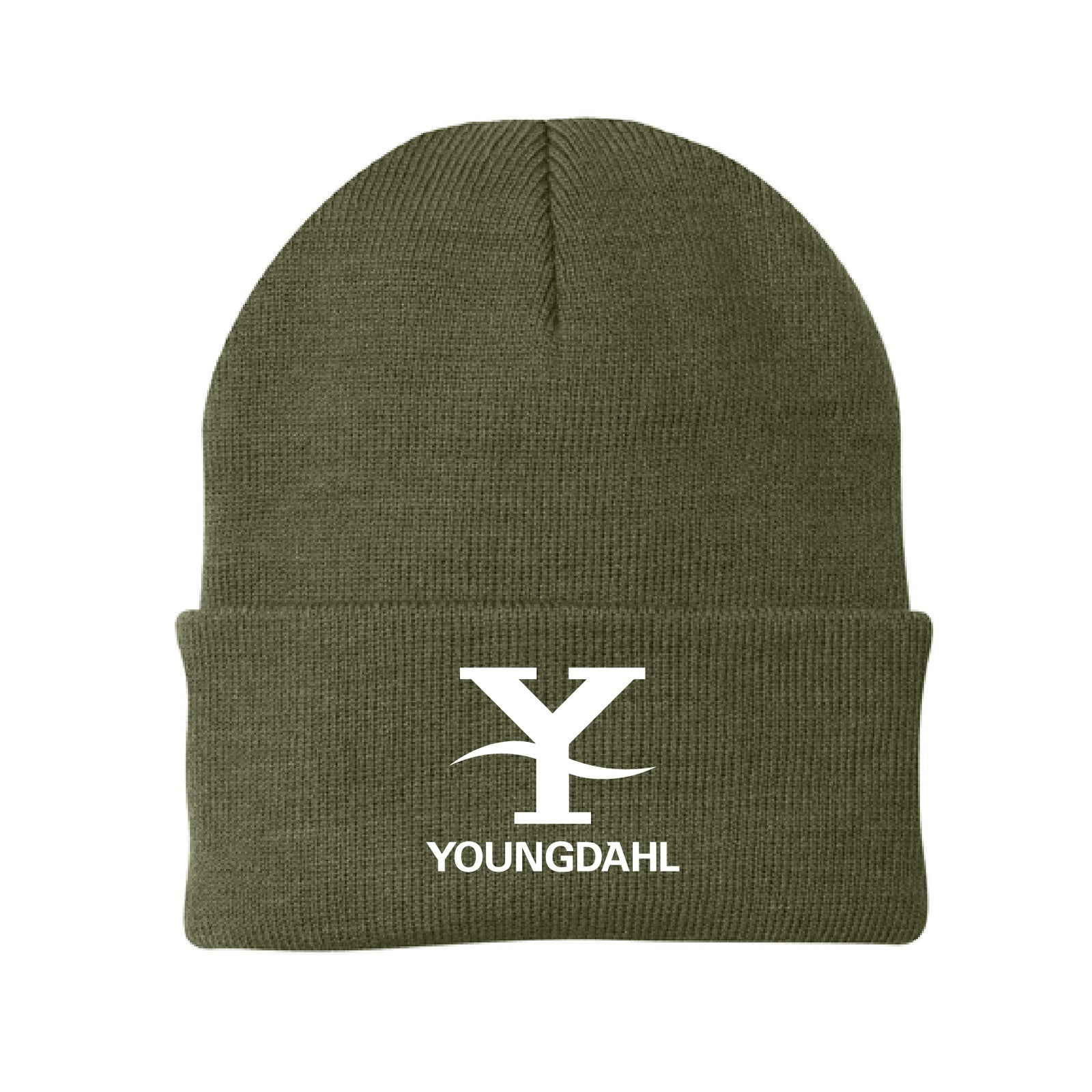 Youngdahl Port Authority Knit Beanie - Olive Drab Green