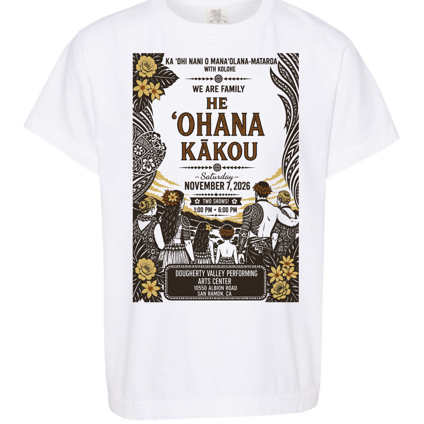 Hōʻike 2026 Youth T-Shirt – custom printed by JG Graphics