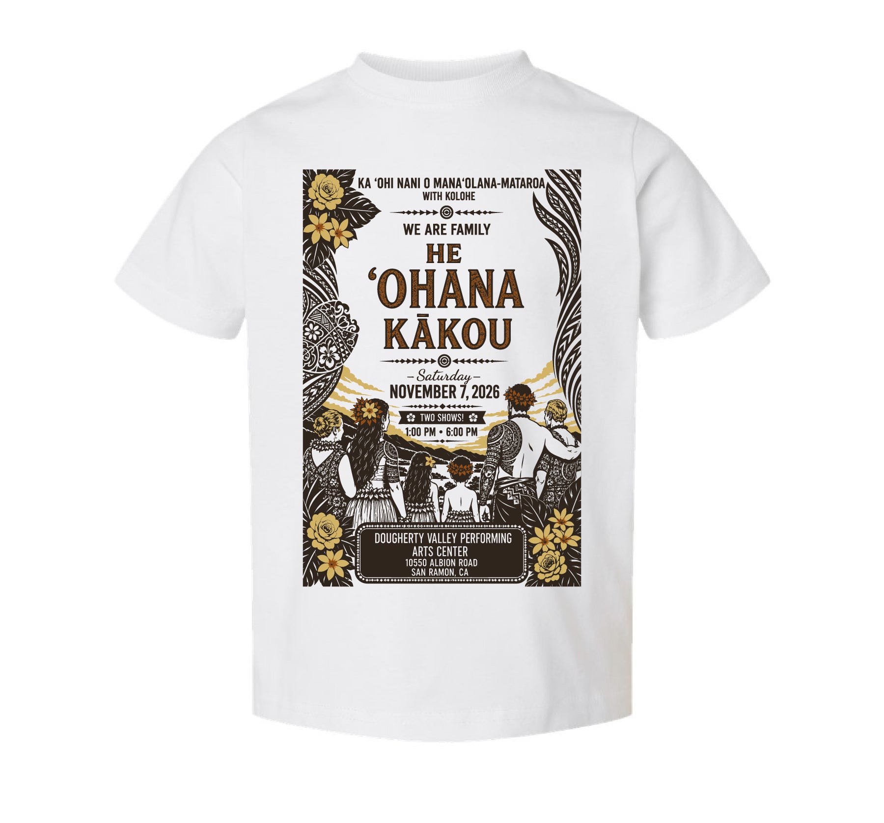 Hōʻike 2026 Toddler T-Shirt – custom printed by JG Graphics