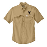 Youngdahl Carhartt Force Solid Short Sleeve Shirt - Dark Khaki