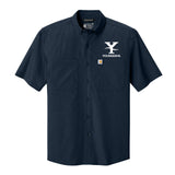 Youngdahl Carhartt Force Sun Defender Short Sleeve Shirt - Navy